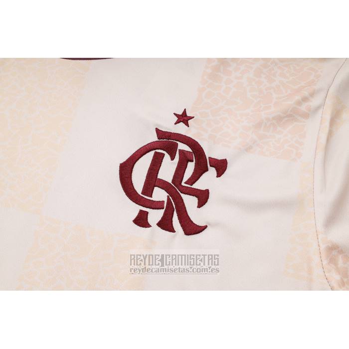 Chandal del Flamengo Manga Corta 2024-2025 Blanco - Pantalon Corto